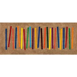 Wash+Dry Mixed Stripes 80 x 200 cm Mehrfarbig