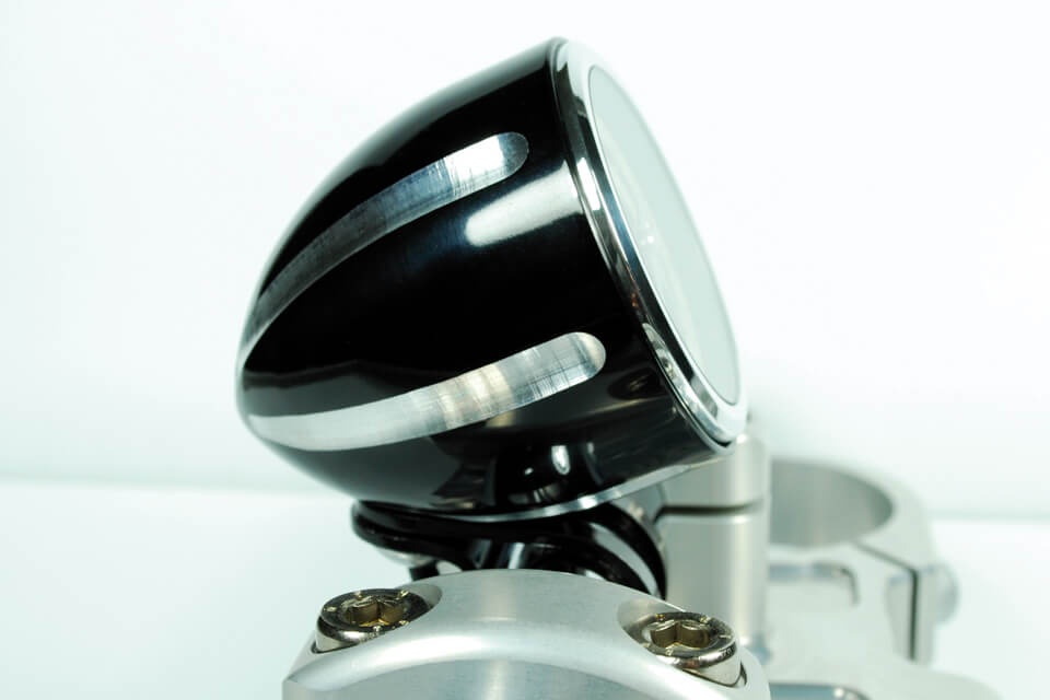 motogadget Mst Groove Cup 1 inch, zwart, zwart