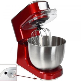 Syntrox Küchenmaschine Wezen Knetmaschine & Mixer mit Edelstahl-Behälter cream