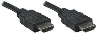 HDMI cable 1.8m (6 ft.) MANHATTAN - High Speed, 4K Support, 1080p Support - Black