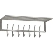 Wohnling Wandgarderobe AUSANGATE Silber