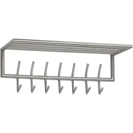 Wohnling Wandgarderobe AUSANGATE Silber