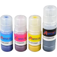 Ampertec 4 Kompatible Nachfülltinten ersetzt Canon GI-55 Multipack KCMY