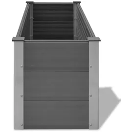 vidaXL Garten-Hochbeet WPC 150 x 50 x 54 cm Grau