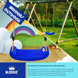 Kidiz Schaukel Kinderschaukel Set Blau