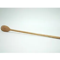Holz-Kochlöffel, 60 cm , OVAL, mit EAN Code
