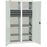 stumpf metall Werkzeugschrank B1000xT500xH1800 mm RAL7035 6 Schubladen, 6 Wannen