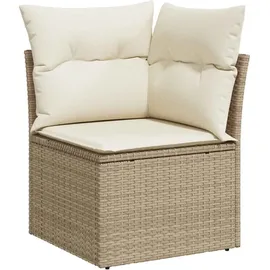 vidaXL Garten-Sofagarnitur 9-tlg. Loungeset beige