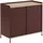 Muuto Enfold Sideboard 100 x 85 cm Eiche / Rot