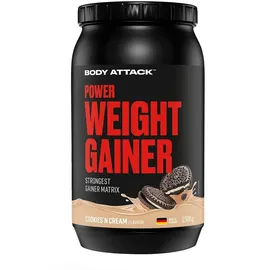Body Attack Power Weight Gainer Cookies & Cream Pulver 1500 g