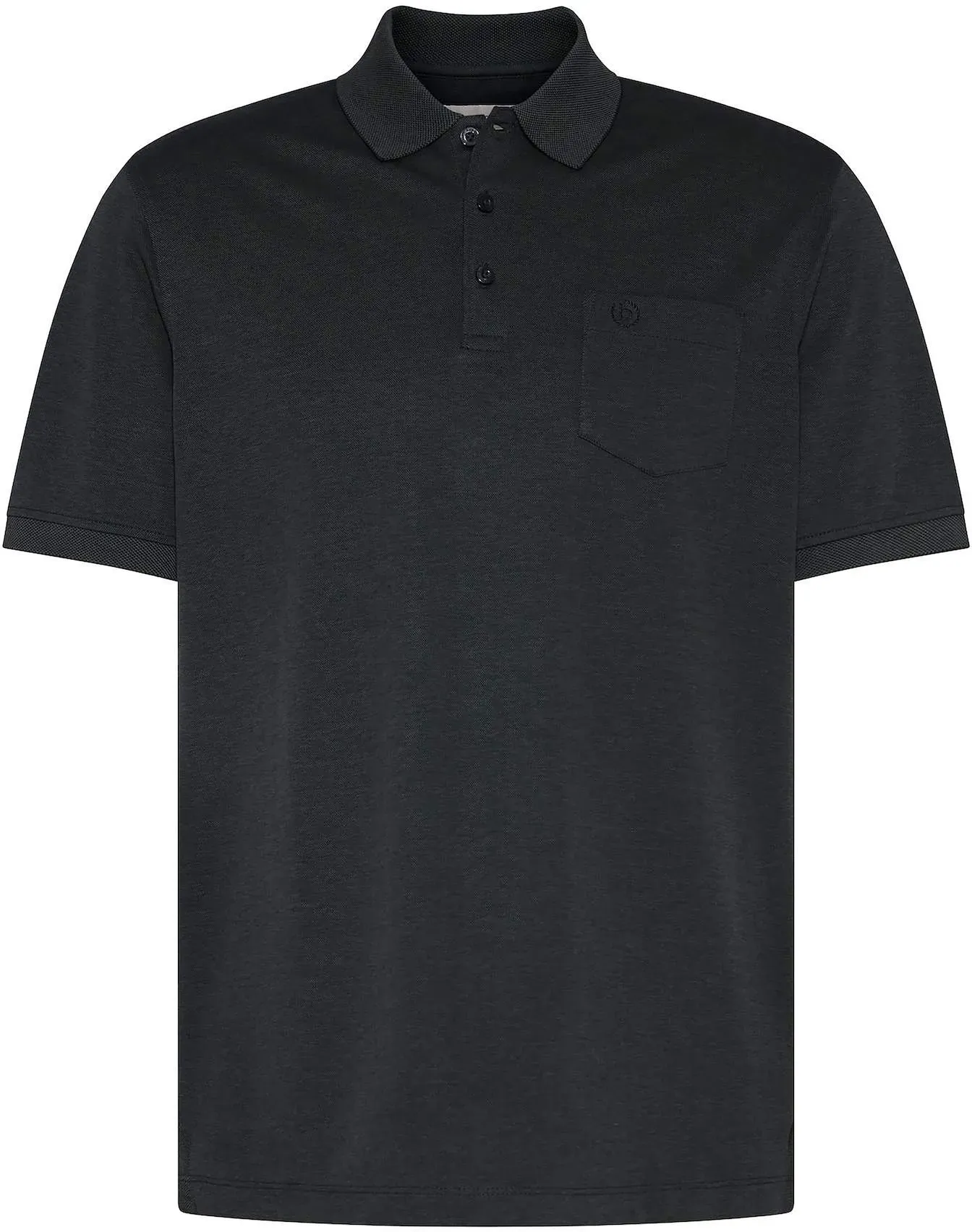 bugatti Poloshirt, besonders soft bugatti dunkelgrau M