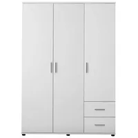 Begabino Drehtürenschrank Bibo 3-türig weiß