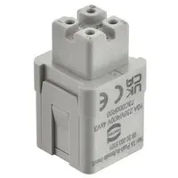 Harting Einsätze, Push-In, Buchse, 09200035101