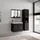 Badplaats Montreal Badezimmerschrank 30 x 131 x 30 cm Grün/Schwarz Matt