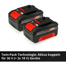 Einhell Power X Change 18 V 2 x 4,0 Ah 4511489