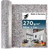 AQUILA Malervlies Abdeckvlies zum Streichen, Schutz für Böden & Möbel, flexible Abdeckmatte, 270g, 50m 100 cm x 5000 cm