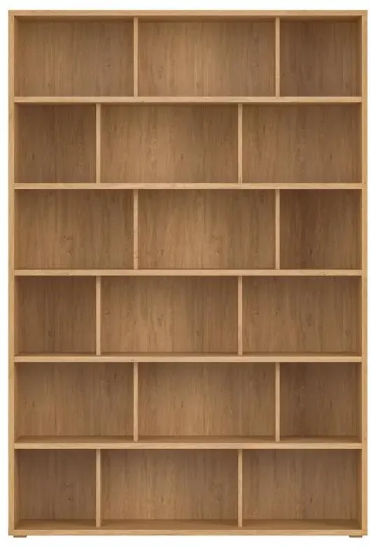 Bibliothèque scandinave finition bois clair chêne L140 cm EPURE