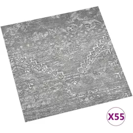 vidaXL Bodenplanken 55 pcs Betongrau 5.11 m2)