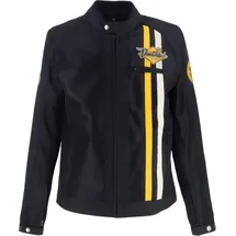 von Dutch Speed Racer Air Mesh Motorradjacke Gelb/Schwarz/Weiß M