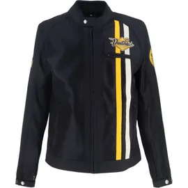 von Dutch Speed Racer Air Mesh Motorradjacke Gelb/Schwarz/Weiß M