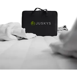 Juskys Gewichtsdecke 135x200 cm, für besseren Schlaf