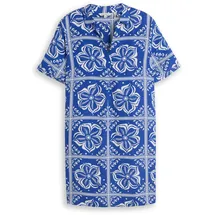 Tom Tailor Druckkleid Sommerkleid Blau 46