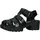 Fly london Riemchensandale Damen Schwarz 37
