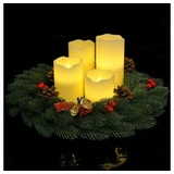 Hi Flammenlose LED Kerzen 4er Set warmweiss