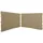 Quick Star Seitenwand für Pavillon 3x4 m 2 Stück Beige 3 x 4 m