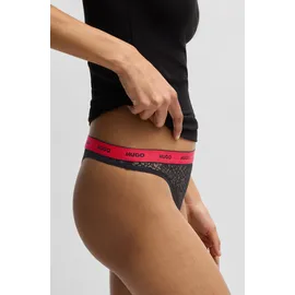 hugo underwear Triple Thong Lace Schwarz S