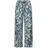 STREET ONE Schlupfhose Snake Print Wide Leg Blau 36/26