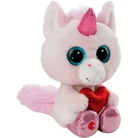 NICI Glubschis Einhorn Wubbi Wub 15cm, GRÜN - Rosa