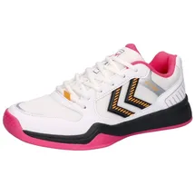 hummel Unisex Handballschuhe All Court Innenbereich Damen in White/Pink - 48