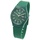 Q&Q Uniuhr mit Silikonarmband in grün, 10 Bar wasserdicht - Grün/Grün