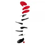 Flensted Mobiles - Turning Leaves Mobil, schwarz / rot