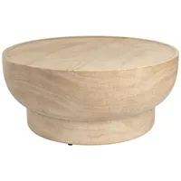 ZUIVER - NOBLE Couchtisch Ø 80 cm, beige