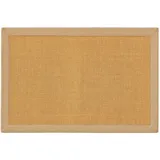benuta nest Fußmatte Sana Beige 60x90 cm - Moderner Teppich für Wohnzimmer