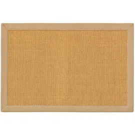 benuta nest Fußmatte Sana Beige 60x90 cm - Moderner Teppich für Wohnzimmer