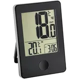 digitales Funk-Thermometer Pop 30.3051.01, schwarz mit Batterien