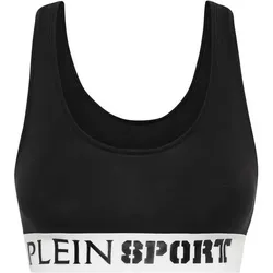 PLEIN SPORT Damen BH STATEMENT, Schwarz, L