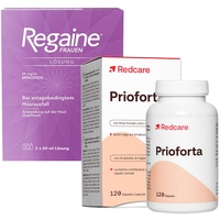 Regaine Frauen Lösung 2% & Prioforta RedCare Sparset für die Haare 1 St Set