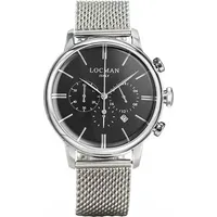 Locman Herrenuhr "1960 Chrono Ref. 0254A01" in Silber |