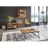 SIT Möbel Wandregal 80 x 20 x 80 cm Braun