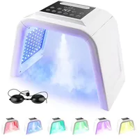 LIARTY Led Maske Gesicht Beauty 6 Farben, LED Licht Gesichtsmasken, LED Licht Maschine für Gesicht & Körper, LED Lichttherapie Maske, Home & Salon Verwendung
