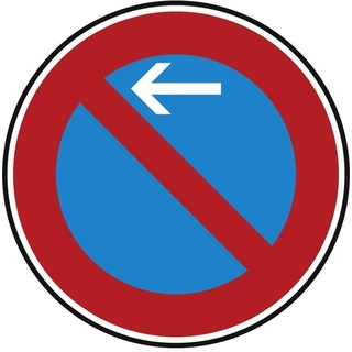 Eingeschränktes Haltverbot, Anfang