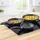 STONELINE Pfannen-Set 3-tlg. 16 cm + 20 cm + 24 cm schwarz Aluguss