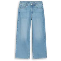 Tom Tailor Damen TTNELMA CULOTTE Jeans, blau, Uni, Gr. 27/28