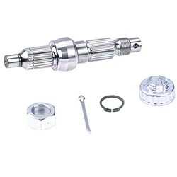 Radwelle mit Mutter und Splint Typ A, B, Piaggio alter Motor