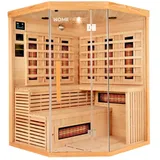 LED Infrarotkabine 150x150x200 Infrarotsauna Wärmekabine Vollspektrum Radio NEU