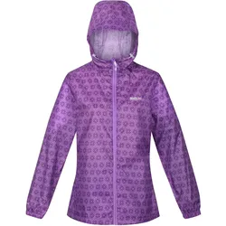 Funktionsjacke Print Wandern/Outdoor/Trekking Damen Wasserdicht 2.000 mm violett|violett 34